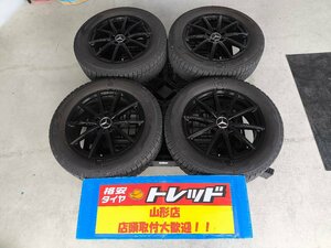 山形店 中古 冬タイヤ ホイール 4本セット ベンツ GLA純正 1865 PCD112 5H +44 & YOKOHAMA IG60 215/60R18 2020年製