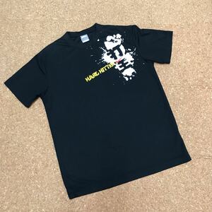 A★美品★NIKE ナイキDRY FIT ドライフィット★メンズ Tシャツ Lサイズ 黒 ブラック ／打王 テニス 野球 卓球 バドミントン スポーツ 速乾