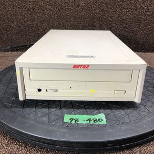 98-480 激安 レトロPC パーツ 外付け CD-R/RWドライブ BUFFALO CRWS-SB1210 メルコ SCSI 通電のみ確認 ジャンク