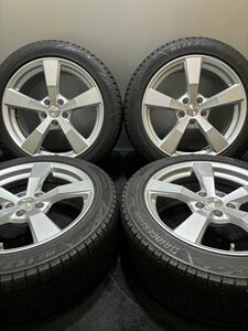 245/45R18 BRIDGESTONE/VRX3 21年製 AGA 18インチ 8J ＋45 112 5H スタッドレス 4本 アウディ A4 (1-F40)