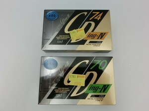 T【1n-22】【送料無料】未開封/TDK CDing-Ⅳ METAL メタル 70 74 カセットテープ 2本セット/※パッケージ傷み有