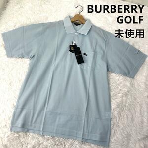 ★未使用★BURBERRY GOLF バーバリーゴルフ ノバチェック ポロシャツ