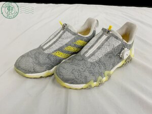 AL0607904　♭ adidas アディダス BOA ゴルフシューズ スパイクレス EVN791001 A:GX3940 24.5cm ダイヤル式 レディース 中古 現状品