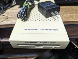 OLIMPUS 外付MOドライブ 640MO TURBO MOS341S 動作未確認ジャンク