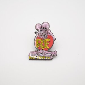 【ピンバッジ】ラットフィンク Rat Fink ホットロッド アメ車 デニム・革ジャン・ジーンズに相性抜群！古着・洋服のリメイクに！②