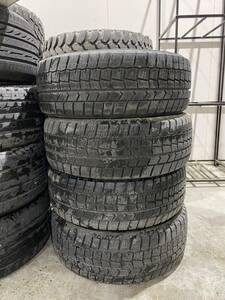 冬タイヤ　ダンロップWINTERMAXX　WM02　205/55R16　19年製　溝8㎜　管理番号B61　