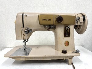 E163　SINGER　シンガー　ミシン　本体　動作未確認　ジャンク　手工芸　裁縫　ハンドクラフト