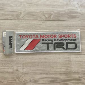 trd 特大　ワッペン　TRD トヨタテクノクラフト　jza80 jza70 sw20 aw11 ae86 jzx100 jzx90 jzx81 kp61 gx71toyota wappen ハチロク 旧車