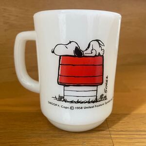 ファイヤーキング スヌーピー マグカップ Fire King SNOOPY ヴィンテージ