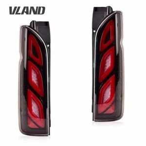 VLAND 200系 ハイエース テールランプ レジアスエース テールライト 全LED クリアレンズ(0309A-C)