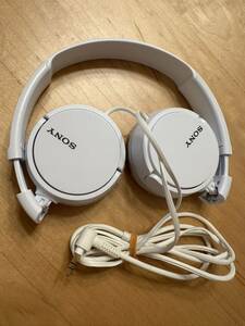 SONY ソニー ヘッドフォン 有線 ホワイトSONY MDR-ZX110