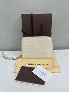 1円スタート！☆新品未使用☆LOUIS VUITTON アンプラント ポルトフォイユ スクレット コンパクトネージュ 2つ折り財布