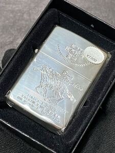 zippo ビワハヤヒデ 宝塚記念 ヴィンテージ 銀メッキ仕上げ 競馬 希少モデル 1994年製 Biwa Hayahide ケース 保証書付き