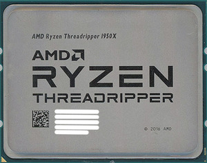 【中古】AMD Ryzen Threadripper 1950X YD195XA8UGAAE 3.4GHz Socket TR4 [管理:1050024272]