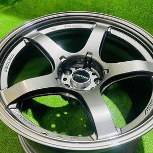 ●【激熱！！未使用品】TRACER GT-V-035　18×10.5J＋15　114.3/5穴　4本セット！34，35GTR等 札幌豊平区発【店頭引取OK】●