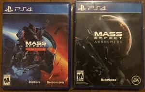 ★★★PS4★★★Mass Effect Legendary Edition + Andromeda マスエフェクト・レジェンダリーエディション+アンドロメダ （欧州版）★★★