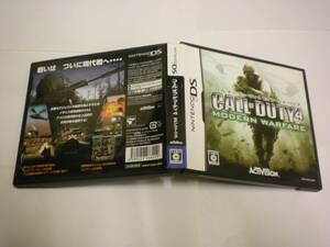 DS　コール オブ デューティ4 モダン・ウォーフェア　CALL OF DUTY 4 MODERN WARFARE　（ケース・説明書付）