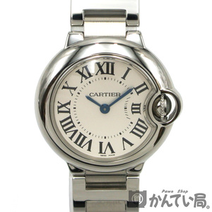 20990 Cartier【カルティエ】バロンブルー ドゥ カルティエ クオーツ 腕時計 SS シルバー レディース ウォッチ WSBB0067【中古】USED-A