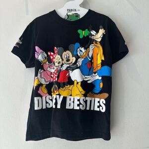 【返品不可】ディズニーキャラクター　 Tシャツ ブラック　size120 黒 ディズニーランド購入　