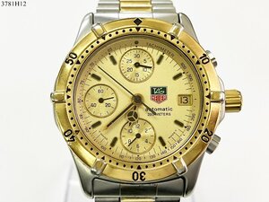 TAG HEUER タグホイヤー 765.406 2000シリーズ 200M 自動巻 17石 クロノグラフ デイト メンズ 腕時計 純正ベルト 稼動 ジャンク 3781H12-14