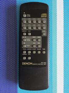 送料無料★DENON★デノン★純正★CDプレーヤー★DCD-425 用リモコン★RC-262★中古★動作品★返金保証あり★