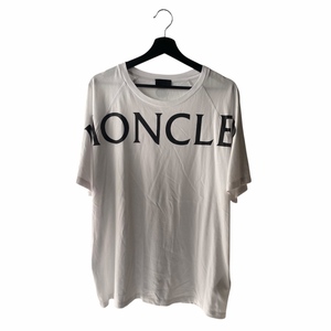 モンクレール MONCLER MAGLIA GIROCOLLO TEE ロゴ プリント Tシャツ 白 ホワイト G10918C7C510 ■ST ☆AA★ メンズ