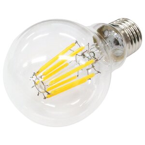 A60 LED フィラメント電球 8W クリアタイプ E26口金 配光330° 省エネ バルブ