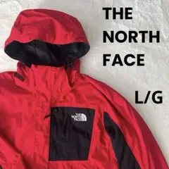 THE NORTH FACE マウンテンパーカー ナイロン　赤　LG