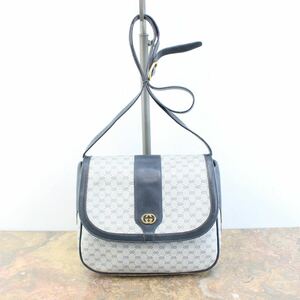 OLD GUCCI GG PATTERNED SHOULDER BAG MADE IN ITALY/オールドグッチGG柄ショルダーバッグ