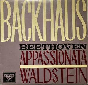 【LP】ベートーヴェン, Beethoven, Wilhelm Backhaus / 作品57「熱情」, 作品53「ワルトシュタイン」