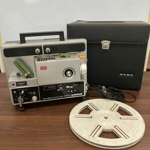 ELMO 昭和レトロ 8㎜ サウンド映写機 8ミリ フィルム ST-1200 磁気式録音再生 サウンドプロジェクター ケース付 映像機器 映写機