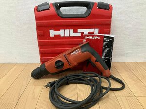 ★中古★HILTI ヒルティ コード式ロータリーハンマードリル TE 2-S 100V 50/60Hz 本体/ケース 穴あけ 電気ドリル はつり 電動工具)倉c