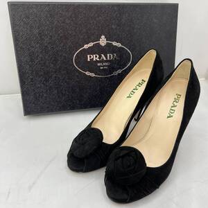 □■1025　PRADA　プラダ　CALZATURE　DONNA　ハイヒール　サンダル　パンプス　中古品　長期保管品　経年劣化あり