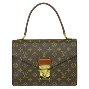 本物 ルイヴィトン LOUIS VUITTON LV コンコルド モノグラム ハンドバッグ ブラウン M51190