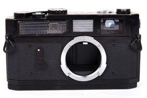 【美品】Canon/キャノン 7 原産 ブラックペイント ライカL39マウント ボディー
