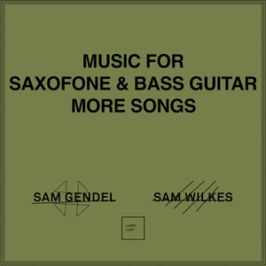 SAM GENDEL & SAM WILKES / MUSIC FOR SAXFONE & BASS GUITAR MORE SONGS (CD)