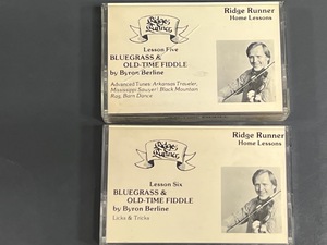 BLUEGRASS＆OLD-TIME FIDDLE BY Byron Berline　　2本 バーロン　バーラインのカセットテープ