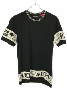 DOLCE&GABBANA ドルチェ＆ガッバーナ 20SS DGスタープリントTシャツ ブラック 44 G8KD0T/FI7K2 ITWLCGNGAUIG