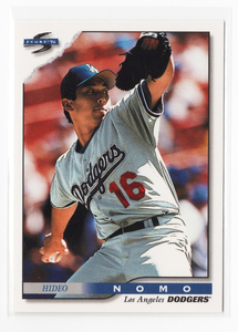 レア！【野茂英雄 ／ Hideo Nomo】1996 Pinnacle Score #320 ★ Los Angeles Dodgers ドジャース