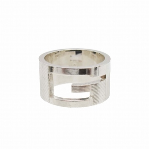 グッチ GUCCI ブランデッド レギュラーG Gリング 指輪 925 シルバーリング アクセサリー BRANDED REGULAR G RING 16号 重量11.3g/◎ME7