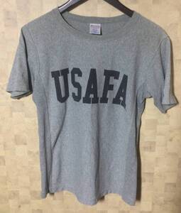 チャンピオン champion USAFA 染み込み　リバースウィーブ　半袖Tシャツ　レプリカ　アメカジ　古着　Mサイズ