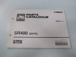 SR400 パーツリスト 1版 ヤマハ 正規 中古 バイク 整備書 3HTK RH01J 整備に役立ちます yk 車検 パーツカタログ 整備書