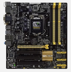 ASUS Q87M-E LGA1150 Intel Q87 DDR3 SATA3 HDMI DVI-D VGA Audio M-ATX Motherboard