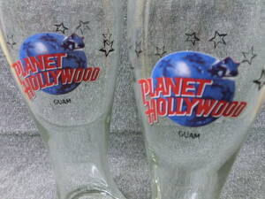 Planet Hollywood プラネット ハリウッド ビールジョッキ ワンパイントサイズ×2