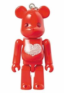 BE@RBRICK Happy ベアブリック 50% 赤　ストラップ