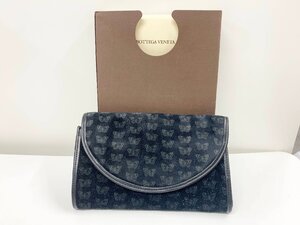 Bottega Veneta ボッテガヴェネタ バタフライ柄 ポーチ 蝶 小物入れ スエード生地