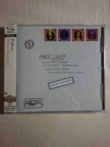 SHM-CD仕様 『Free/Free Live!+7(1971)』(2010年発売,UICY-20100,国内盤帯付,歌詞対訳付,All Right Now,ライブ・アルバム,Paul Rodgers)