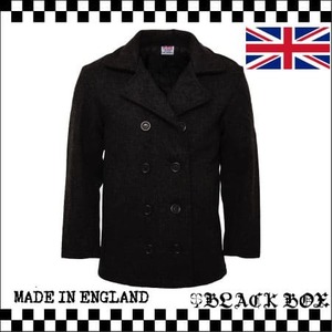 英国 インポート RELCO LONDON レルコ ロンドン PEA COAT Pコート ウール100％ MODS SKINS スキンズ PUNK パンク UK イギリス製 ENGLAND S