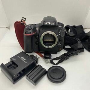 【E/D2257】Nikon ニコン D800 ボディ 充電器 予備バッテリー付き