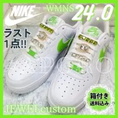 NIKE ナイキ AIR FORCE 1 エアフォース1 ライム ダイヤ24